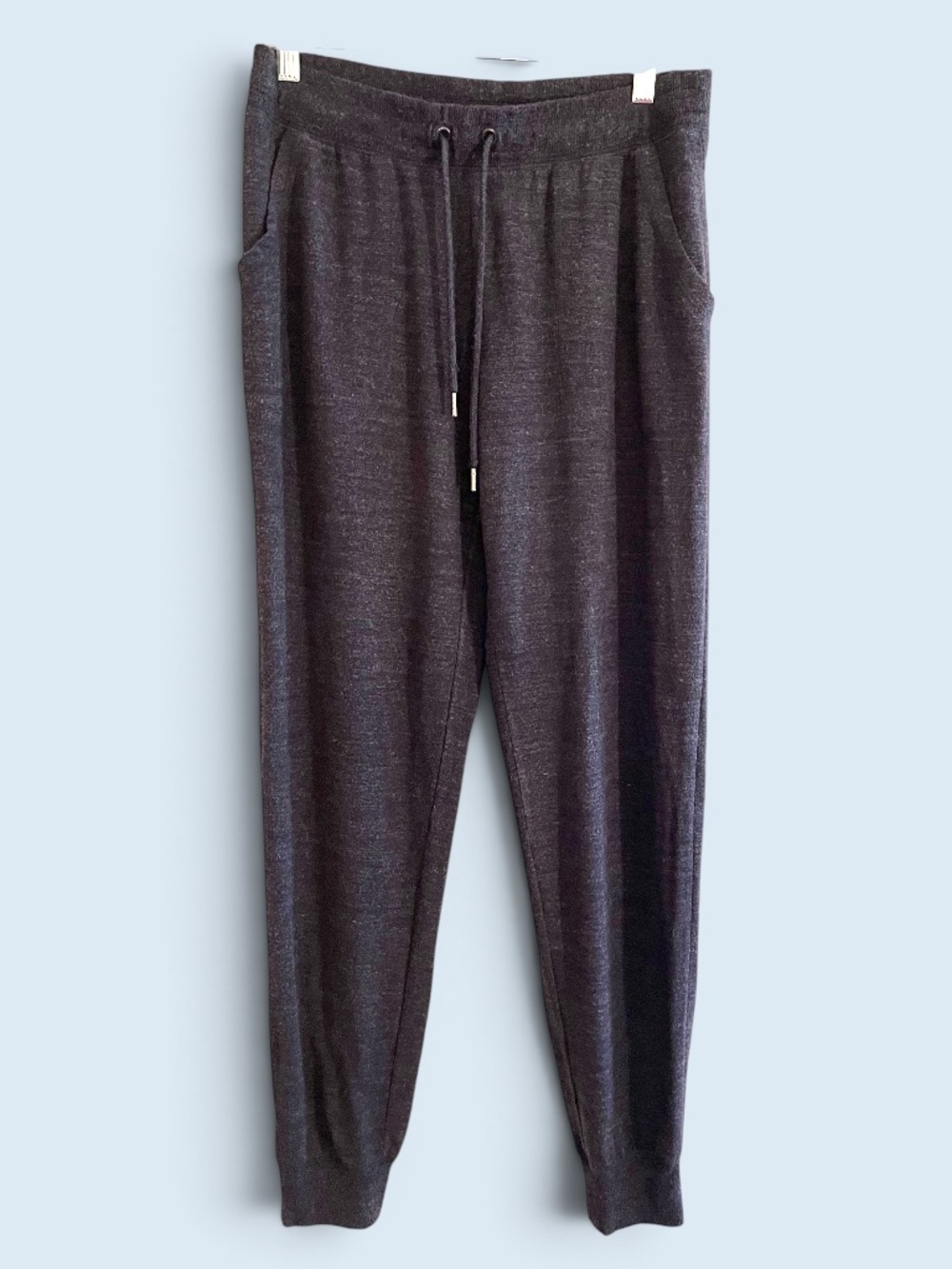 P.J. Salvage Charcoal Heather Gray Peachy Knit Lounge Joggers Pants Size M